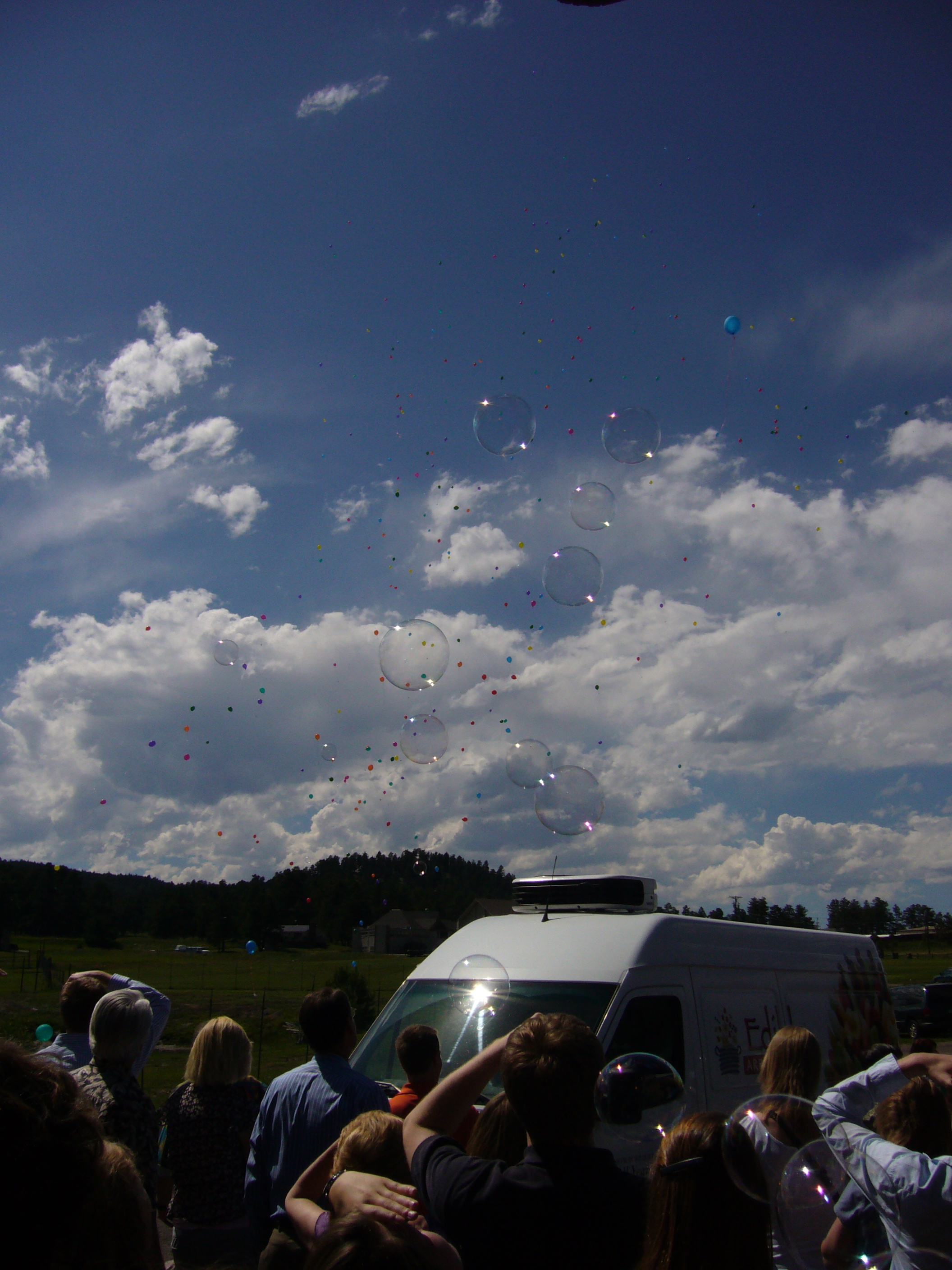 Balloons and Bubbles at Cory McClymonds Life Celebration image
